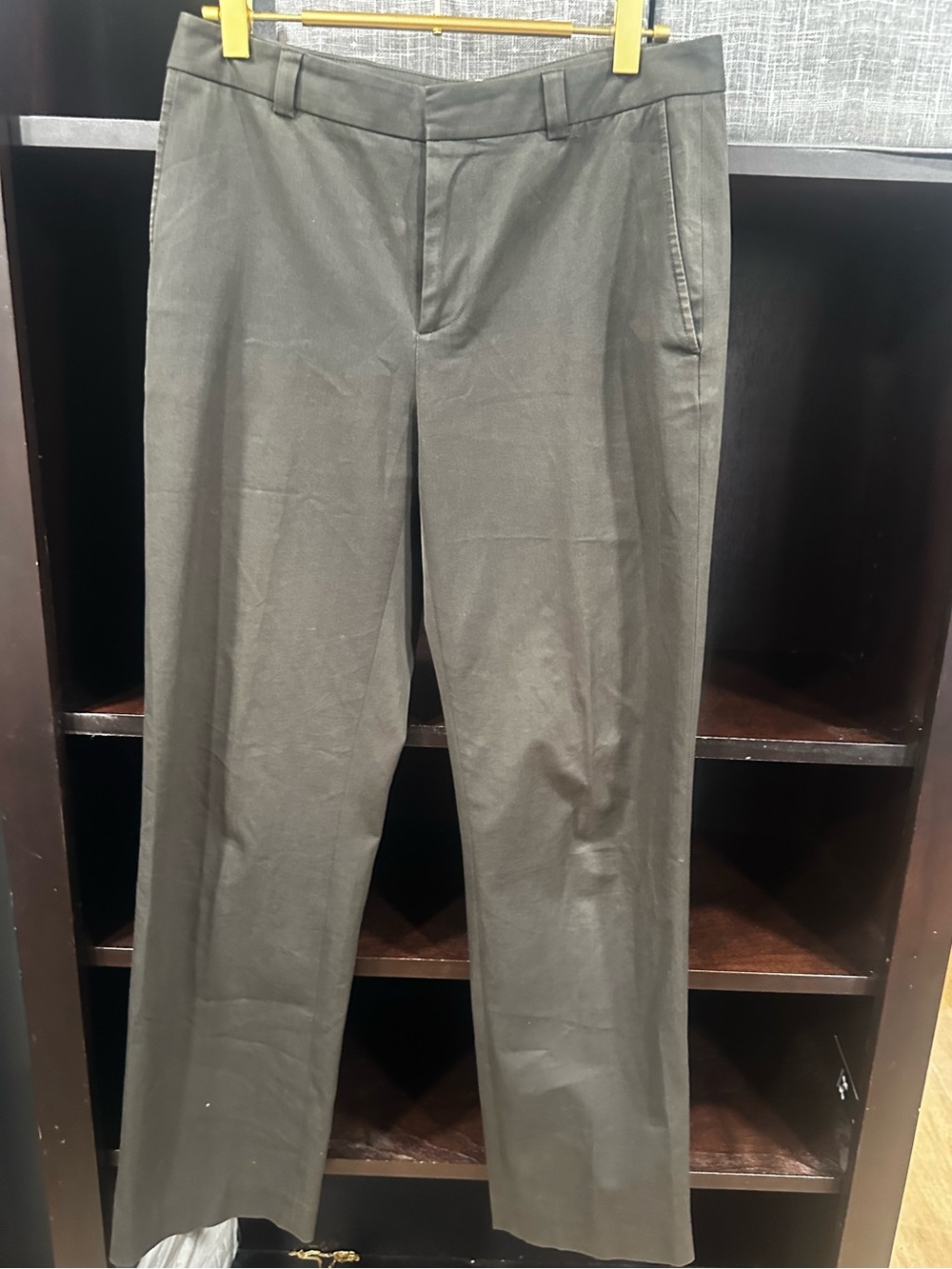 Banana Republic Women's Straight-Leg Pants in Olive